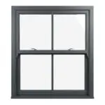 Aluminium Sliding Sash Window with Central Astragal Bar