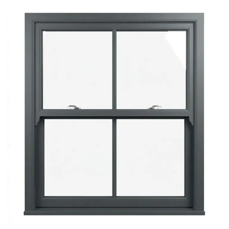 Aluminium Sliding Sash Window with Central Astragal Bar