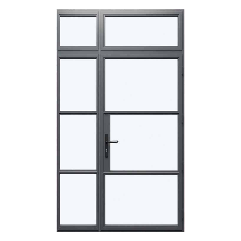 Heritage-External-Single-Door-Side-Panel-Left-Toplight-.png Aluminium Heritage style 6 - Image 1