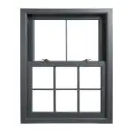 Heritage-Style Aluminium Sliding Sash Window with Georgian Bars