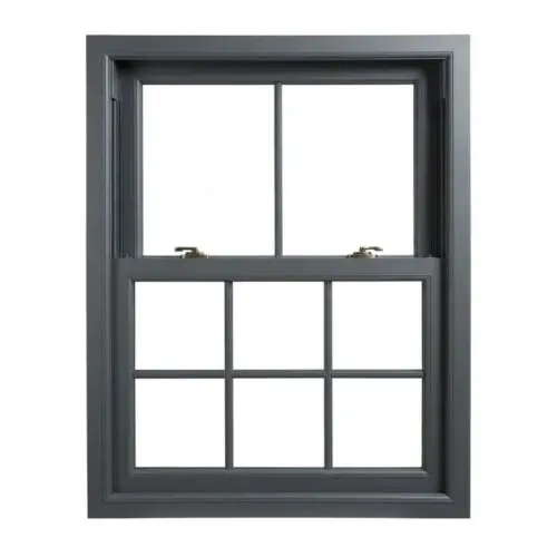 Heritage-Style Aluminium Sliding Sash Window with Georgian Bars