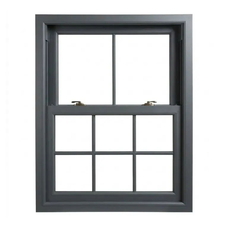 Heritage-Style Aluminium Sliding Sash Window with Georgian Bars