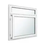 Single uPVC Flush Casement Window Style 9