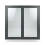 Aluminium Double Flush Casement Style 1