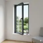 Aluminium Single Flush Casement Style 2 - Image 2
