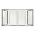 Four Panels Casement Style 3