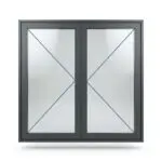 Aluminium Double Flush Casement Style 2 - Image 3