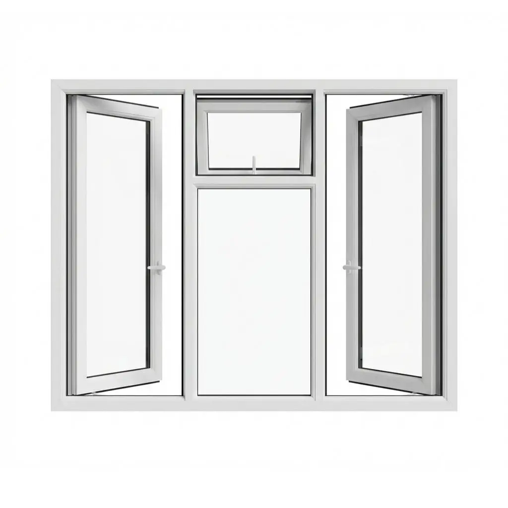 uPVC-casement-window-with-side-hung-openings-and-a-vent.jpg Triple Casement Style 13 - Image 1