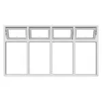 Four Panels Casement Style 4