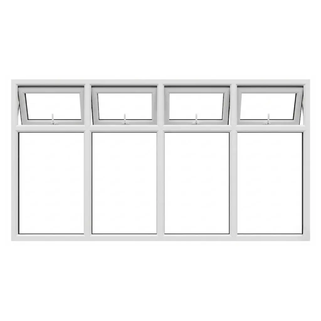 upvc-casement-windows-four-vents.jpg Four Panels Casement Style 4 - Image 1