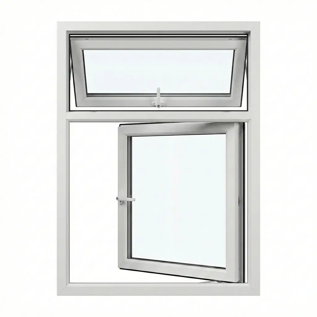 upvc-window-top-vent-and-side-hung-opening.jpg Single Casement Style 1 - Image 1