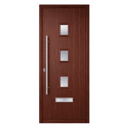 3 Square centre Composite Front Door