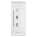 3 Square off set Glazed Composite Door