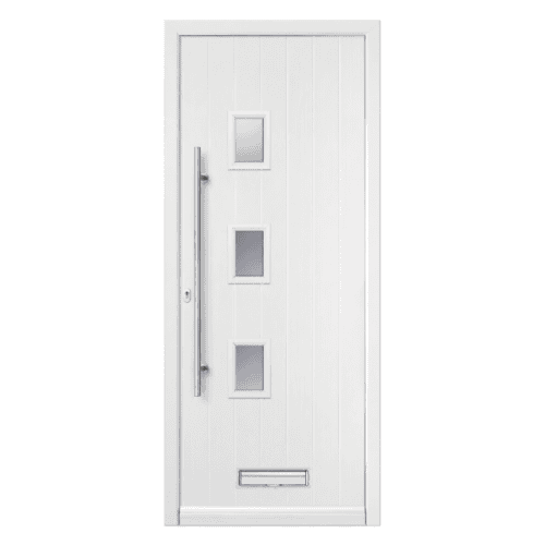 3 Square off set Glazed Composite Door
