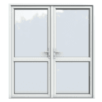 Midrail Glazed, UPVC French Door.