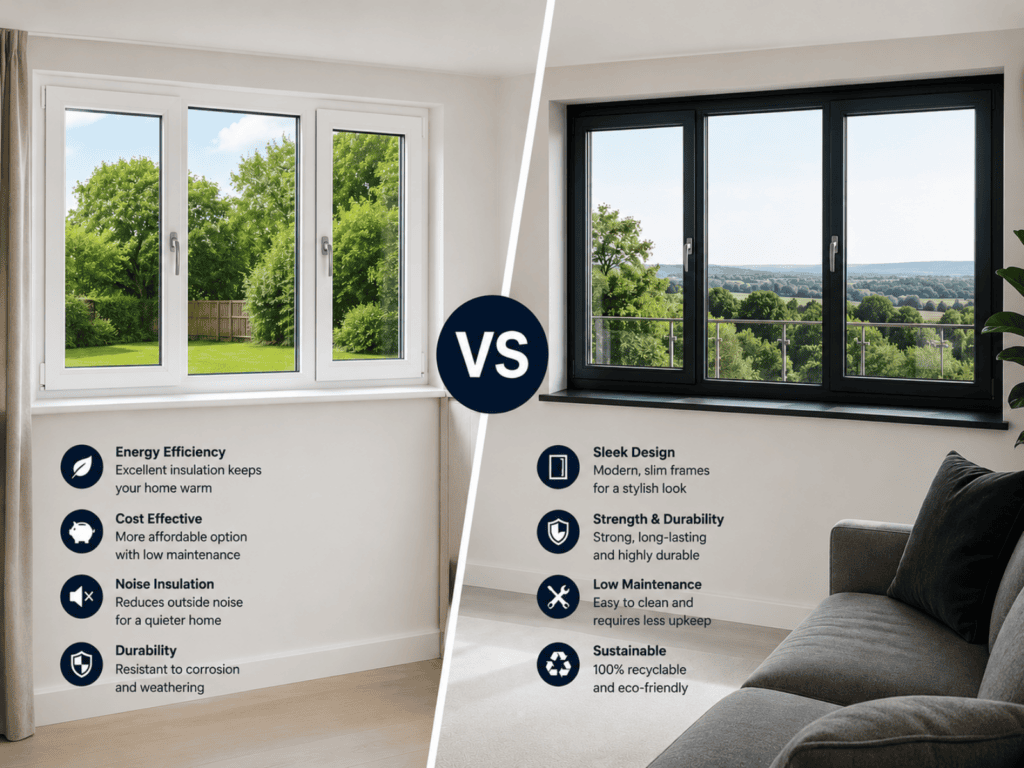 UPVC vs Aluminium Windows Comparison Guide