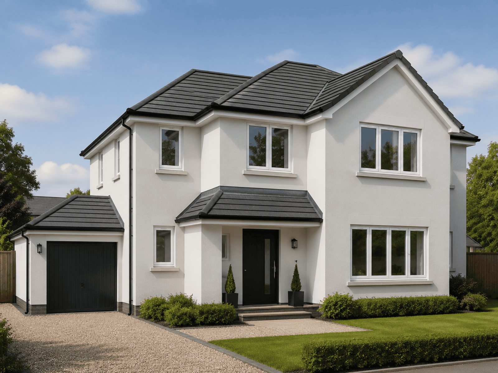 UPVC is extremely resistant to moisture, rot and corrosion, making it a practical solution for most residential properties.