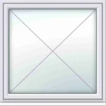 Single UPVC Flush Casement Style 1 - Image 2